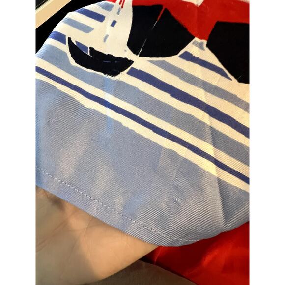 Janie and Jack Red Nautical Sailboat Dress Size 4 - Picture 10 of 11